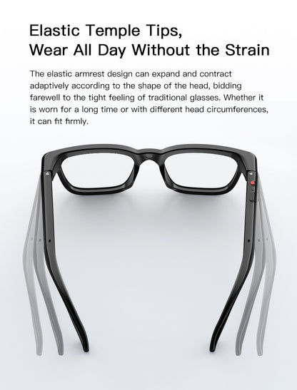 V16 Smart Camera Glasses | Sony IMX219 8MP, Real-Time Translation, BT5.4 Calls, Touch Control & Type-C