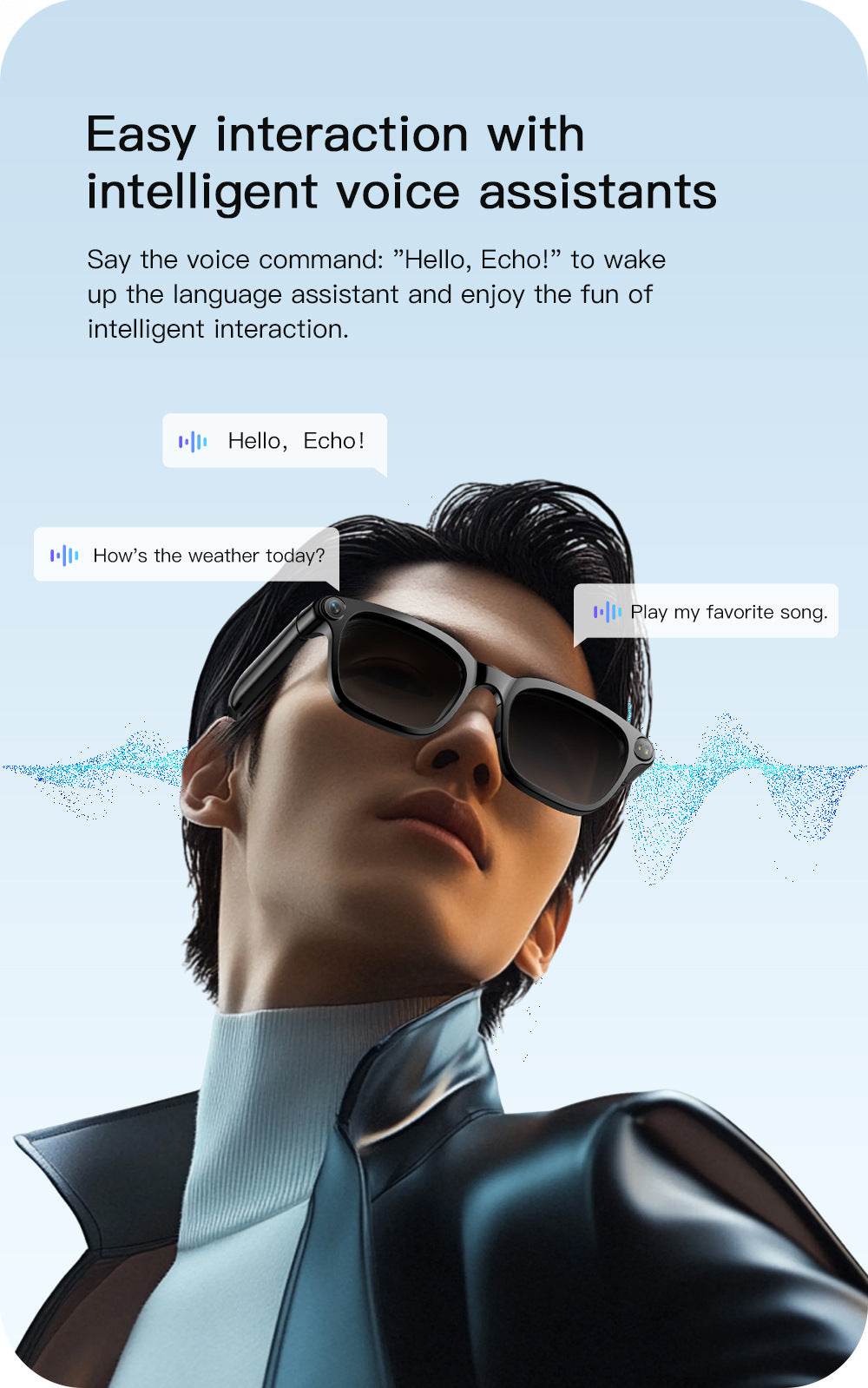 V16 Smart Camera Glasses | Sony IMX219 8MP, Real-Time Translation, BT5.4 Calls, Touch Control & Type-C
