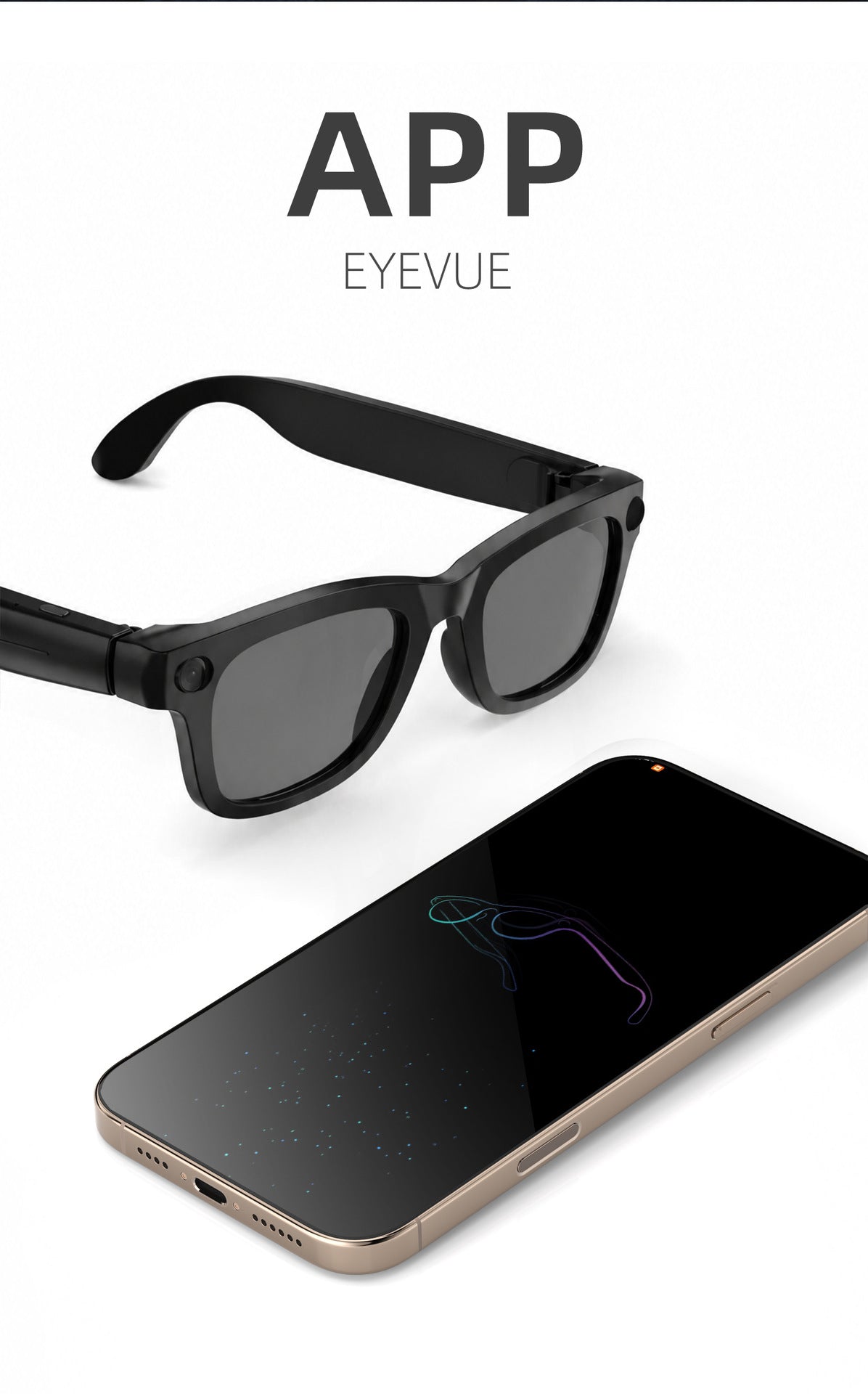 V18 Electrochromic AI Smart Glasses — 800MP Camera, Real-Time Translation & Touch Control