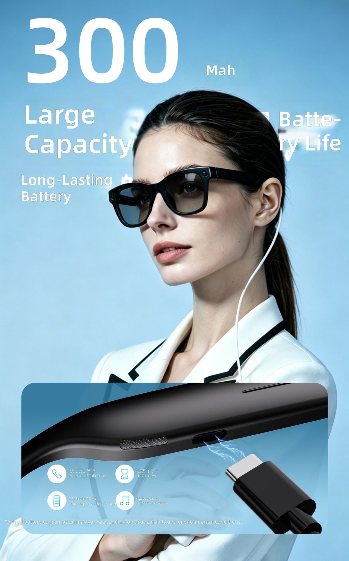 V18 Electrochromic AI Smart Glasses — 800MP Camera, Real-Time Translation & Touch Control