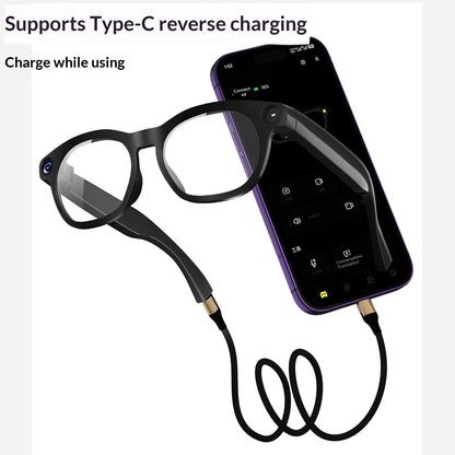 V20 AI Smart Glasses — 8MP HD Camera, Live Streaming, 290mAh Battery & Real-Time Translation