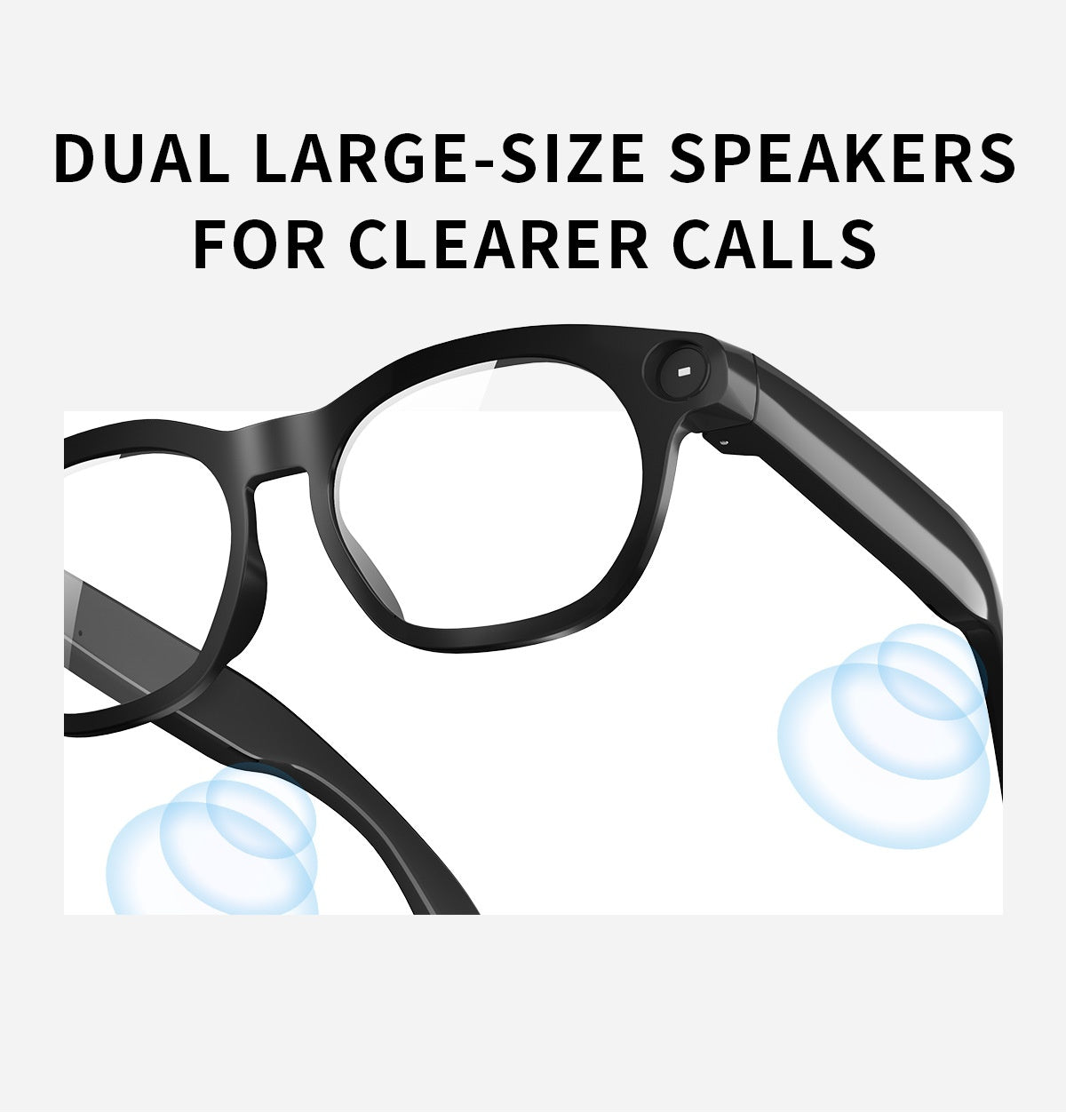 V20 AI Smart Glasses — 8MP HD Camera, Live Streaming, 290mAh Battery & Real-Time Translation