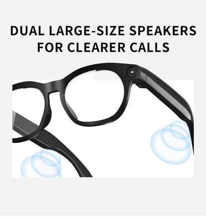 V20 AI Smart Glasses — 8MP HD Camera, Live Streaming, 290mAh Battery & Real-Time Translation