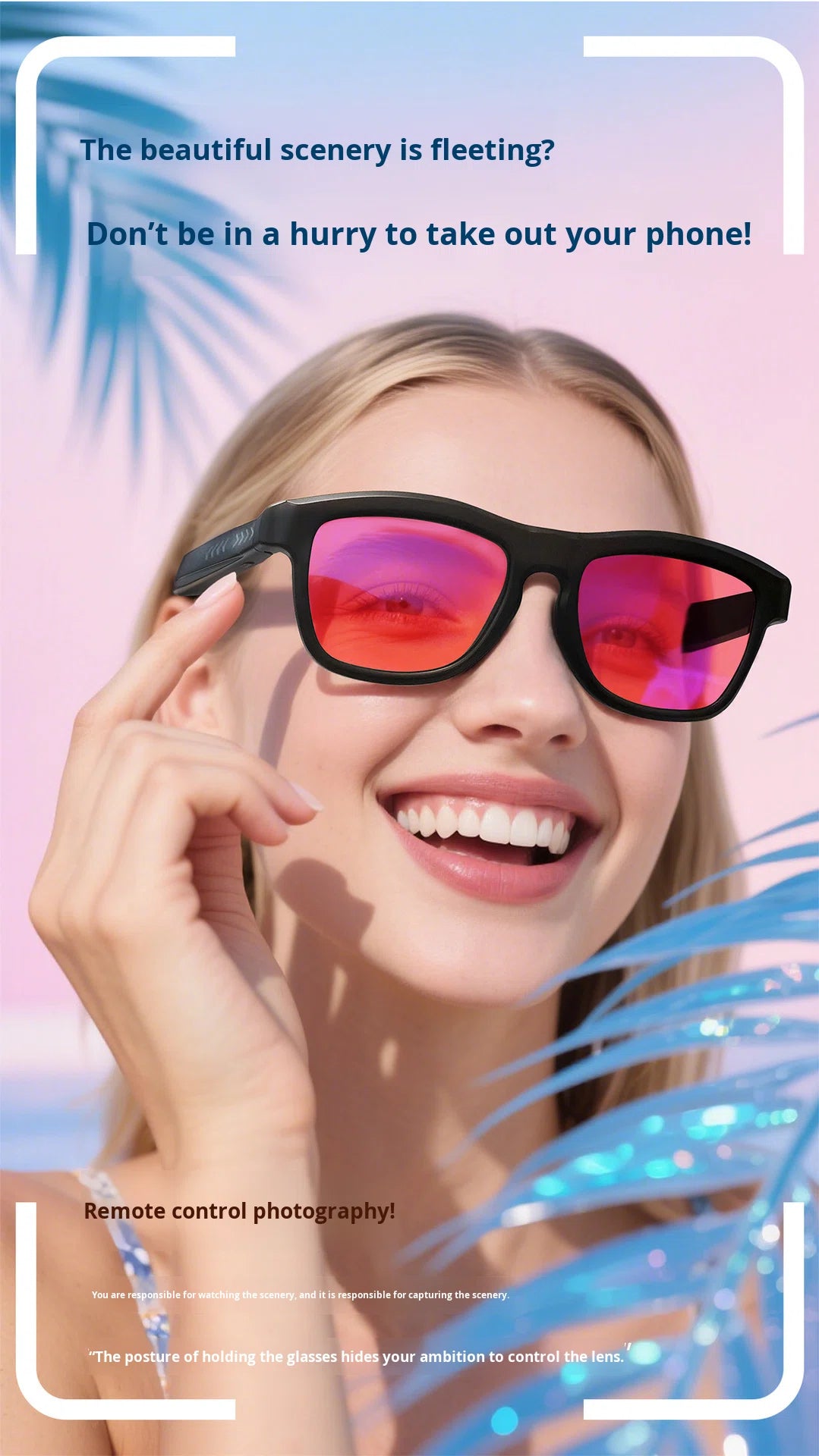 V3-GV90 Smart Dimming Glasses – AI Translation, BT5.4, Color-Changing LCD Lens, Music & Calls
