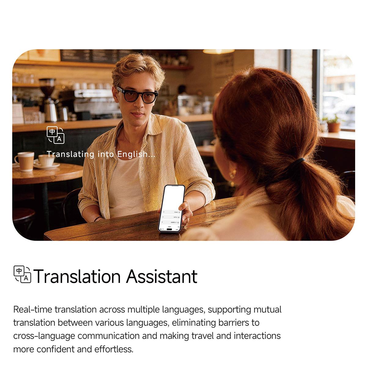V5-MT5 Ultra AI Smart Glasses – 8MP Camera, ChatGPT, Real-time Translation, BT Calling, Waterproof