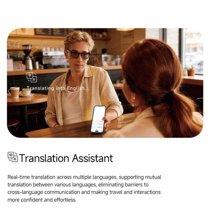 V5-MT5 Ultra AI Smart Glasses – 8MP Camera, ChatGPT, Real-time Translation, BT Calling, Waterproof
