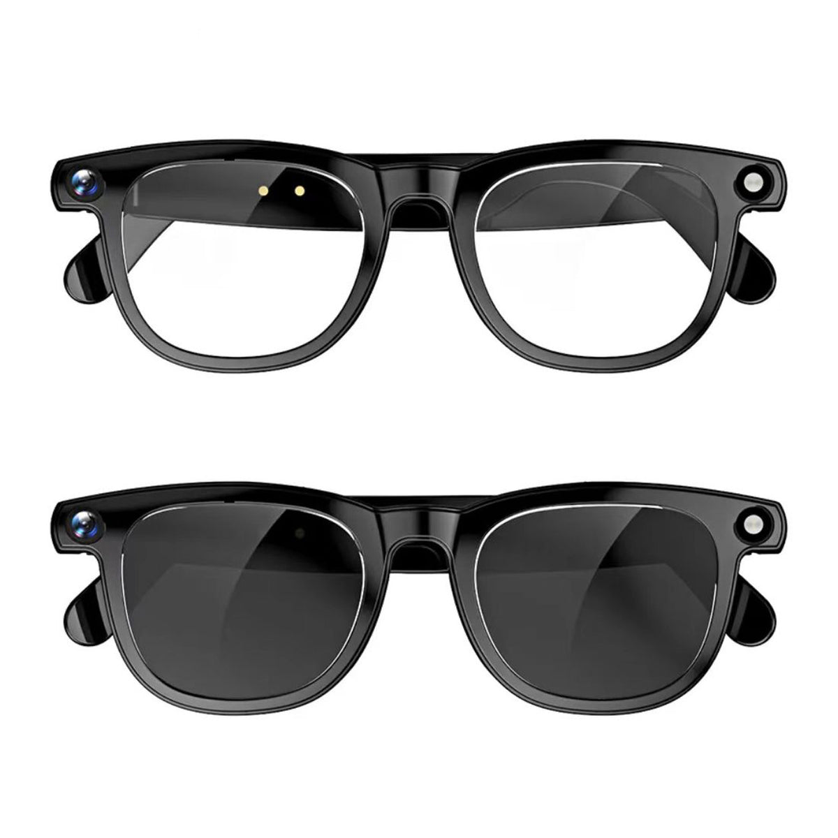 V6 AI Smart Glasses – 800W HD Camera, HeyCyan AI Translation, WiFi Photo Sync, BT5.3 Calling & Music