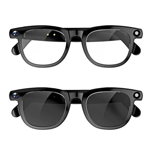 V6 AI Smart Glasses – 800W HD Camera, HeyCyan AI Translation, WiFi Photo Sync, BT5.3 Calling & Music