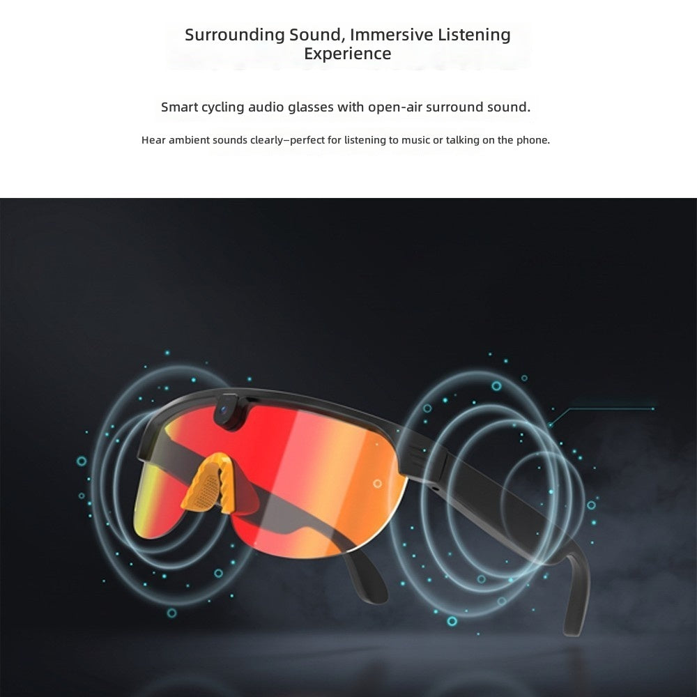 V9 Smart Cycling Glasses – 8MP Camera, AI Voice & Real-Time Translation