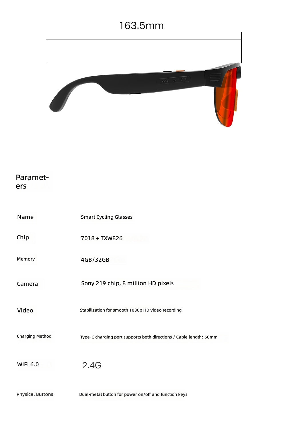 Aimb-G5Max Smart Cycling Glasses - Mist Pink color variant