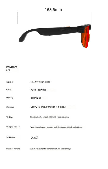 Aimb-G5Max Smart Cycling Glasses - Mist Pink color variant