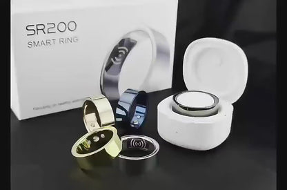 R18 Smart Ring, Waterproof Fitness Tracker with Heart Rate, Blood Oxygen & Sleep Monitoring